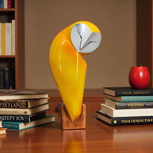 Handmade Resin Owl Statue for Home Decor