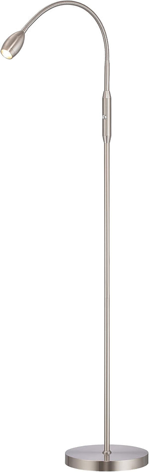 Adjustable LED Gooseneck Floor Lamp – Dimmable Zoomable Spotlight