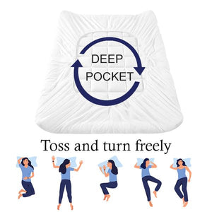 2-Inch Pillow Top Mattress Topper with Cotton Surface and Deep Pocket Fit