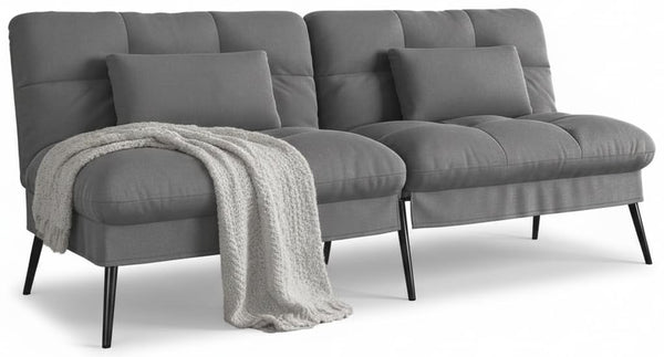 Convertible Futon Sofa Bed with Adjustable Backrest
