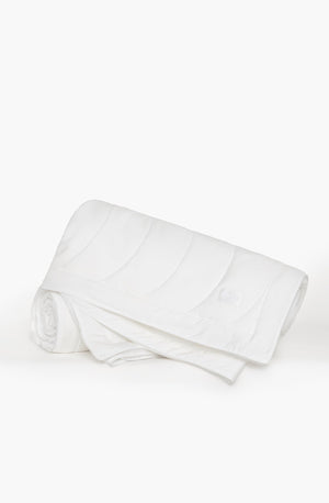 Eucalyptus Lyocell Cooling Comforter — White Lightweight Duvet Insert
