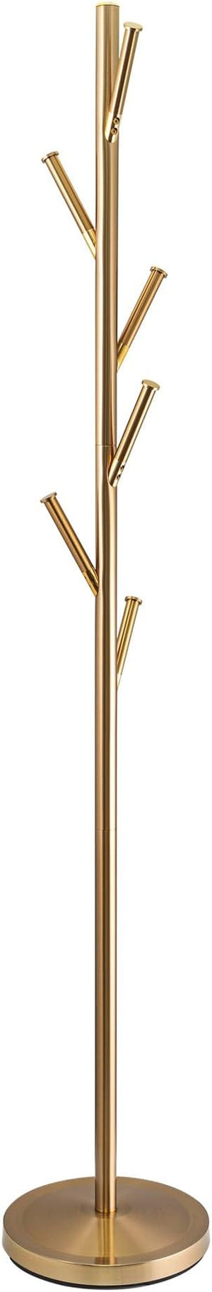 68" Metal Coat Rack Stand with 6 Hooks