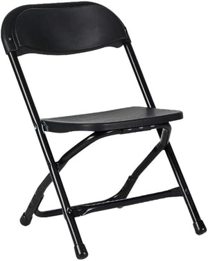 Kids Folding Plastic Chair with Steel Frame – Set of 4