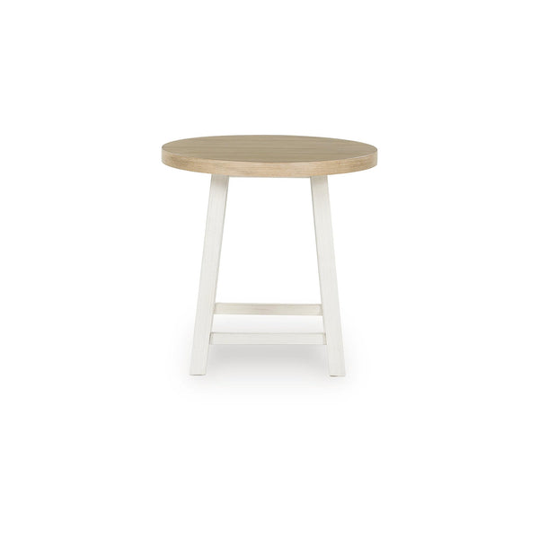 Casual Occasional Table Set of 3 – Antique White & Brown