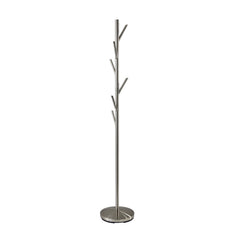 Metal Coat Rack with 6 Hooks, 67" Tall