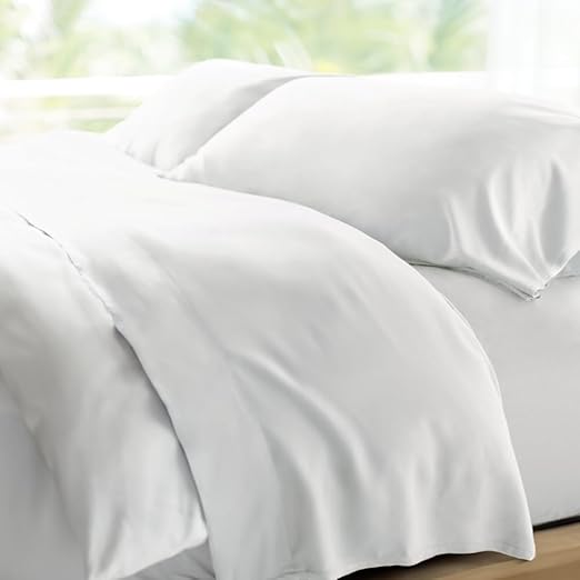 Bamboo Sateen Sheet Set – 4-Piece Lyocell Bedding