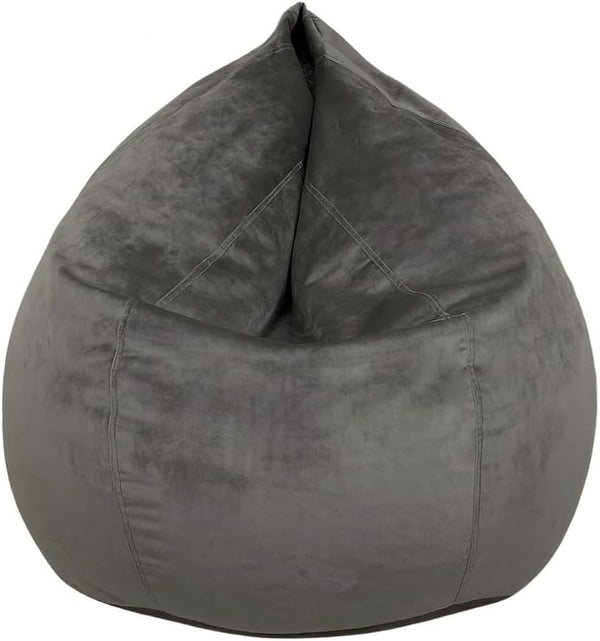 Teardrop Bean Bag Chair – Velvet Grey