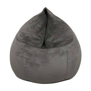 Teardrop Bean Bag Chair – Velvet Grey