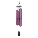 43-Inch Handcrafted Aluminum Wind Chime — Purple