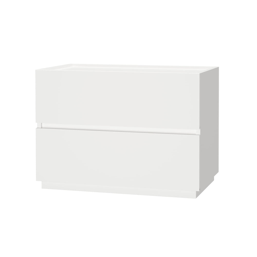 Stackable 2-Drawer Dresser Storage Cabinet