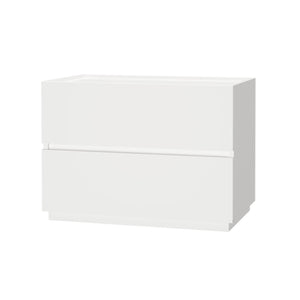 Stackable 2-Drawer Dresser Storage Cabinet