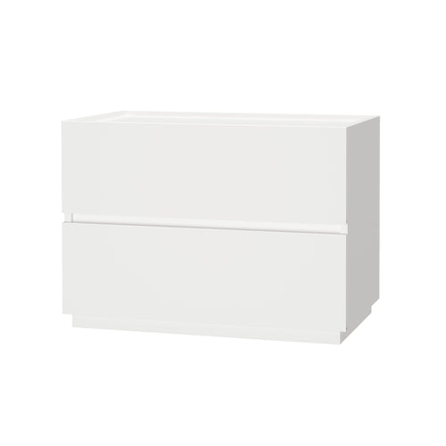 Stackable 2-Drawer Dresser Storage Cabinet