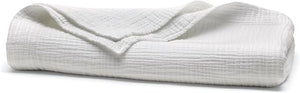Organic Cotton Throw Blanket – Soft, Lightweight & Breathable, 50x70"