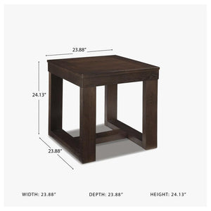 Mid-Century Square End Table