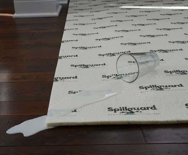 Memory Foam Rug Pad 9x12 Half Inch Thick with Spillguard Moisture Barrier