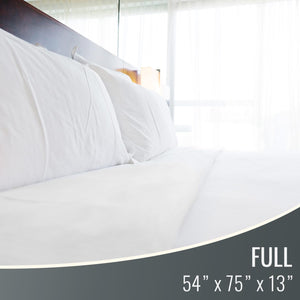 Waterproof Mattress Protector – Fitted & Zippered, Full & King, Pack of 24