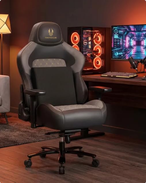 Big & Tall Gaming Chair 440LBS | High-Back Ergonomic PC & Office Chair