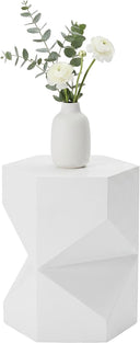 MgO Concrete Hexagonal Outdoor Side Table