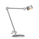 Full-Spectrum LED Desk Lamp with Adjustable Swing Arm – Gray