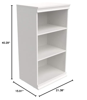 Modular Storage Shelf Unit with 3 Adjustable Shelves
