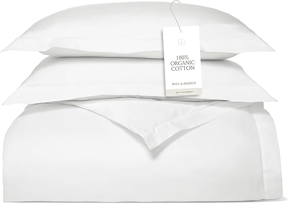 Organic Cotton Duvet Cover Set with Shams