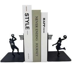Metal Basketball Bookends
