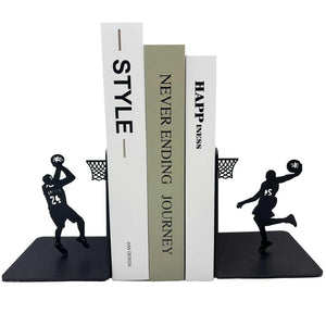 Metal Basketball Bookends