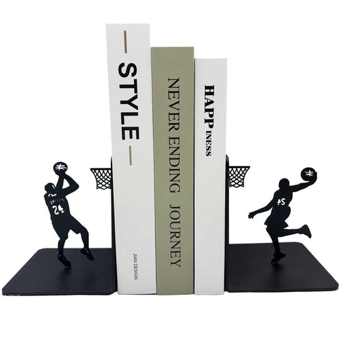 Metal Basketball Bookends