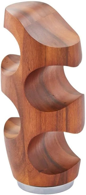 Acacia Wood Countertop Wine Rack 4 Bottle