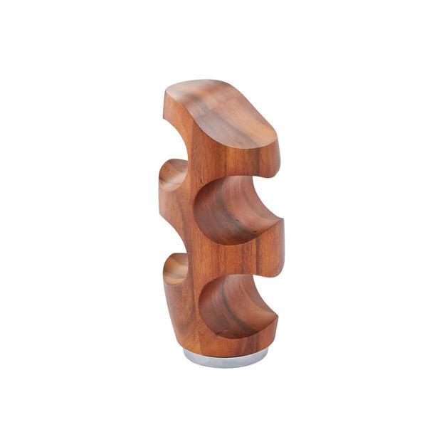 Acacia Wood Countertop Wine Rack 4 Bottle