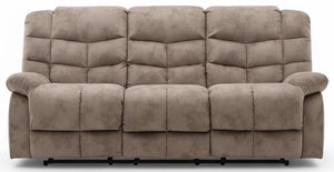 Manual Recliner Sofa Set – 4-Seat Fabric Living Room Set