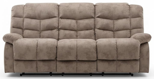 Manual Recliner Sofa Set – 4-Seat Fabric Living Room Set