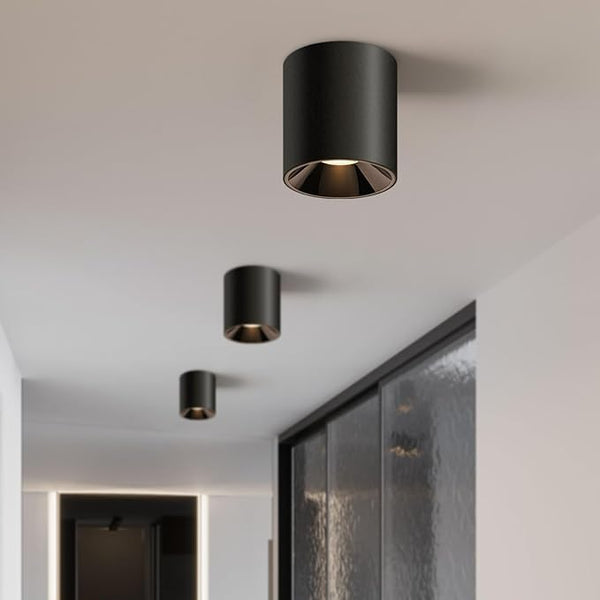 20W LED Flush Mount Ceiling Light – Dimmable COB Cylinder, 4000K