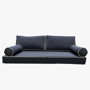 Twin Outdoor Daybed Cushion Cover Set