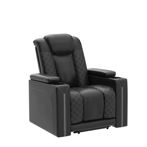 Electric Power Recliner Chair with USB Ports & Cup Holders