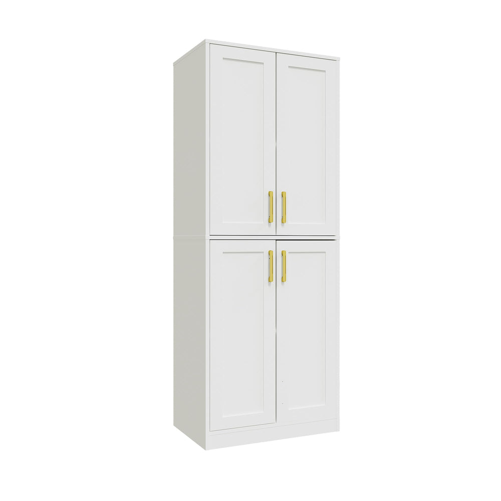 Tall Storage Cabinet with Doors & Adjustable Shelves