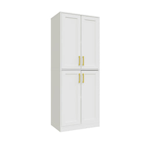 Tall Storage Cabinet with Doors & Adjustable Shelves