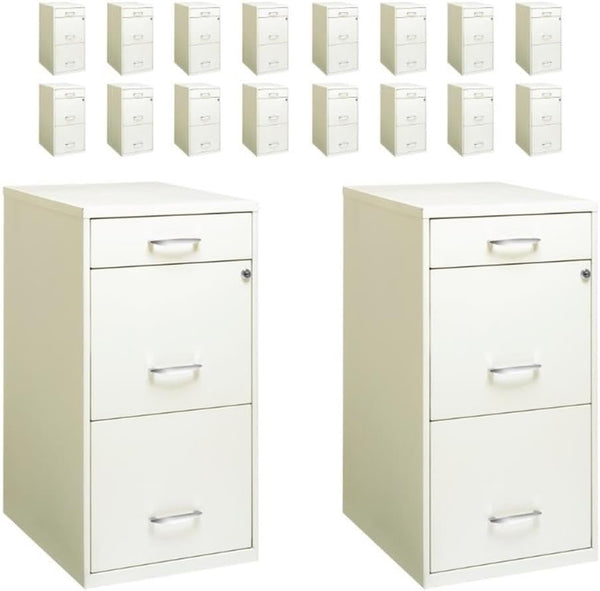 3-Drawer Vertical Metal Filing Cabinet with Lock – Letter Size