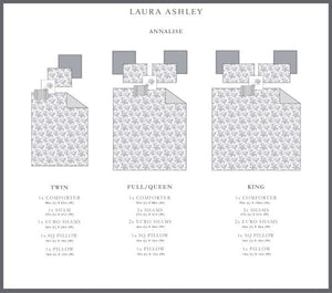 King Comforter Set – Reversible Cotton Bedding with Shams & Throw Pillows