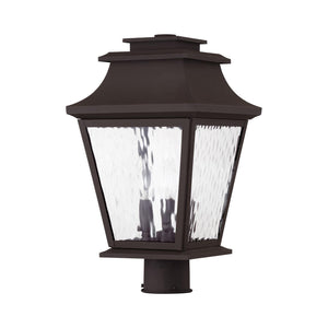 Hathaway 3-Light Outdoor Post Lantern – Bronze