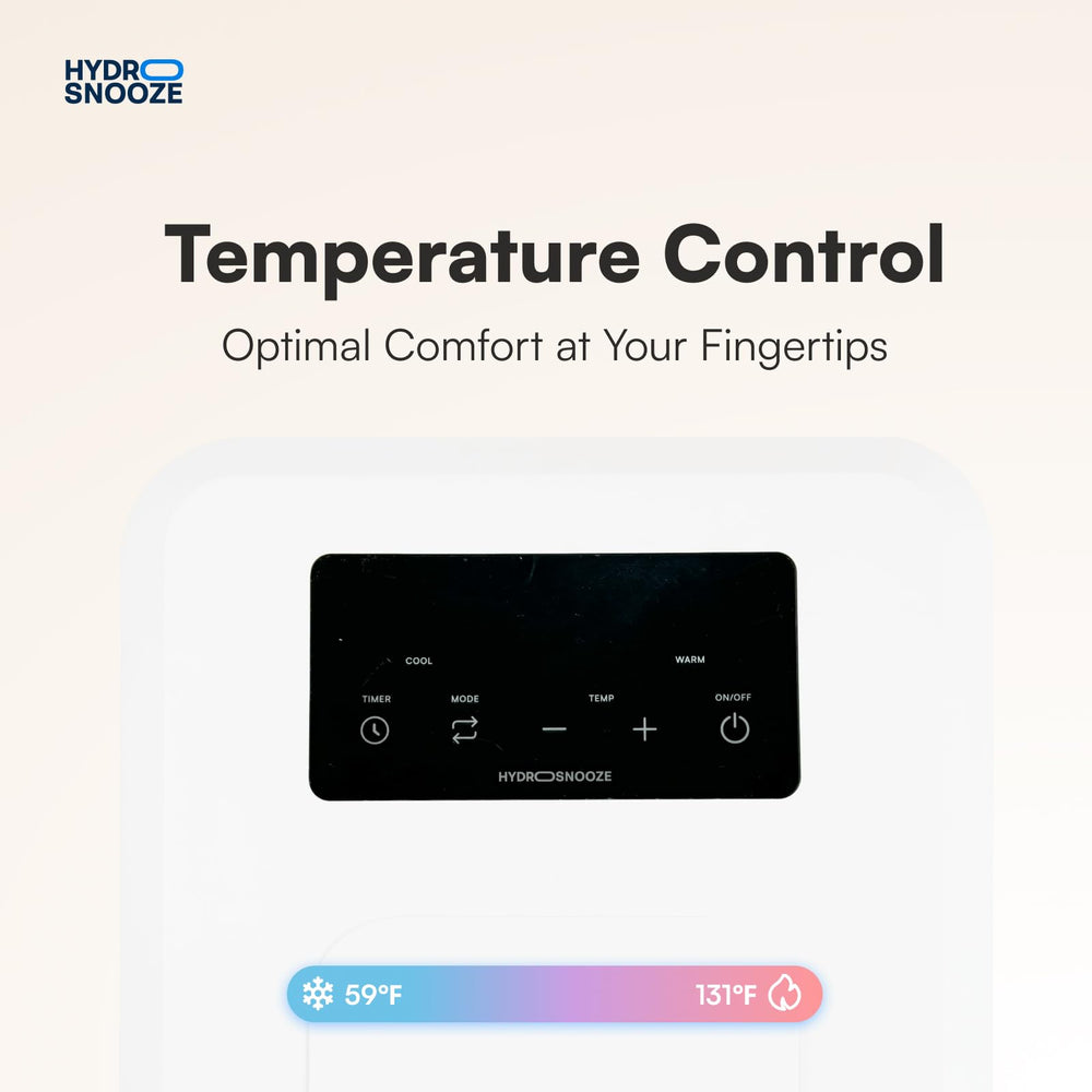 Water Cooling & Heating Mattress Pad — Temperature Control Bed Cooling System for Hot Sleepers