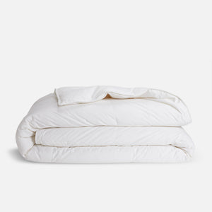 All Season Down Alternative Comforter – Cotton Sateen Baffle Box Duvet Insert