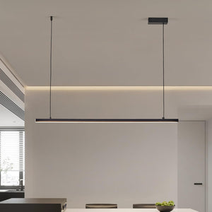 LED Linear Chandelier with Adjustable Color Temperature 3000K–6000K