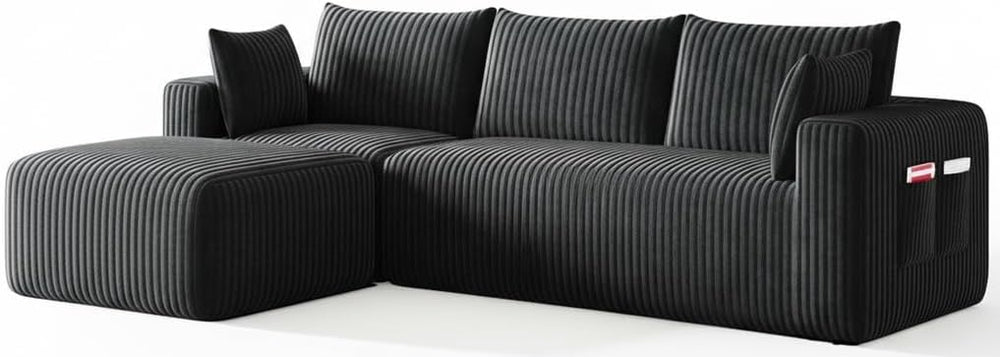 108" Modular L-Shaped Cloud Sectional Sofa