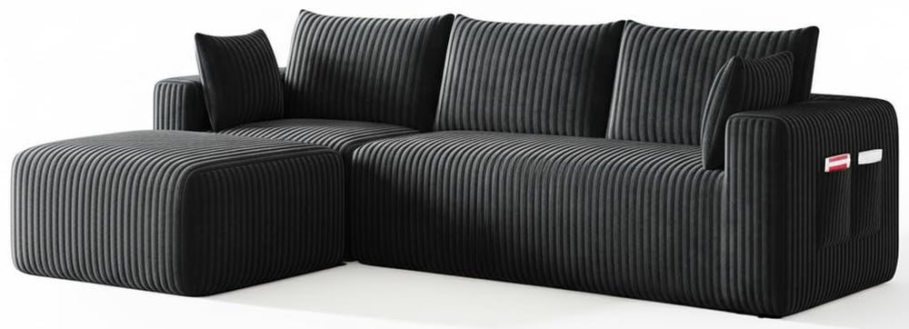 108" Modular L-Shaped Cloud Sectional Sofa