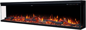 3-Sided Smart Electric Fireplace