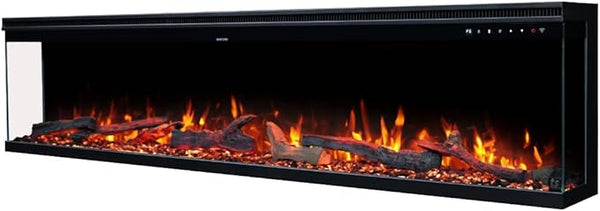3-Sided Smart Electric Fireplace
