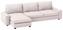 Kivik Sofa with Chaise Sectional Slipcover – Polyester Beige