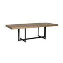 Casual Extension Dining Table with Trestle Base