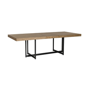 Casual Extension Dining Table with Trestle Base